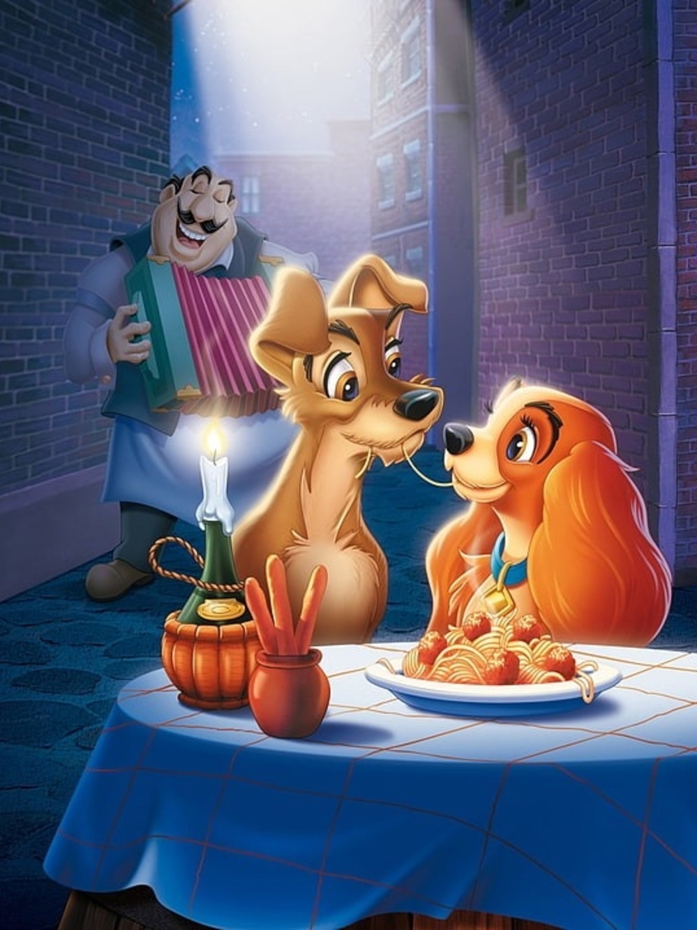 Lady and the Tramp (1995) DVD Disney Animation family cartoon classic movie